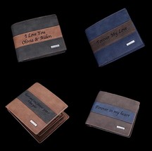 Personalised Leather Wallet for Him - $60.97