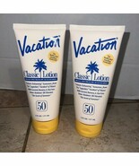 2 VACATION Classic Lotion Broad Spectrum SPF 50 Sunscreen 6 fl oz New &amp; ... - $32.75 CAD