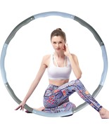 Exercise Fitness Hoop for Adults Adjustable Weighted Hoop for Adults Det... - £36.86 GBP