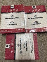 1994 Buick Roadmaster Chevy Caprice Servizio Riparazione Negozio Manuale Set Con - £70.46 GBP