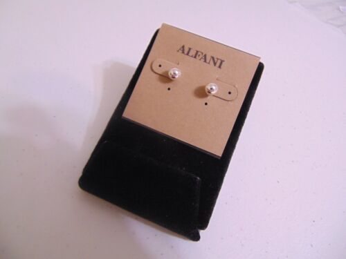 Alfani 5mm Silver Tone Ball Stud Earrings B537 - $7.67