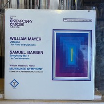 [Classical]~Sealed Lp~William Mayer~Samuel Barber~Octagon For Piano~[1974]~QUAD - £14.06 GBP