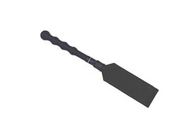 Short Black Bull Hide Crop Paddle - $30.00