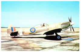 Submarine Spitfire Mark L F XVI E Airplane Postcard - $7.39