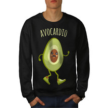 Avocado Cardio Run Jumper Funny Men Sweatshirt - £14.88 GBP