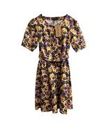 Princess Highway Dress Womens 10 Floral Button Down Cotton Linen Blend R... - $894.94 MXN