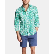 Nautica Mens Green Bluesail Palm Fronds Long Sleeve Button Down Shirt XX... - £23.94 GBP