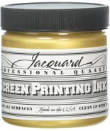 Jacquard Professional Screen Print Ink Water Soluable 4oz Jar Gold (120) - $393.07 MXN