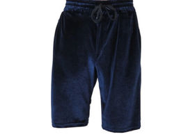 Men 2pc Stacy Adams leisure jogging suit Shorts Set Summer 3820 Navy Velvet image 5