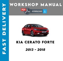 Kia Cerato Forte 2013 2014 2015 2016 2017 2018 Service Repair Workshop Manual - £6.01 GBP