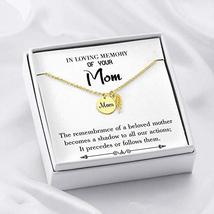Express Your Love Gifts Mom Remembrance Necklace Beloved Mother Mother Memorial  - £27.75 GBP