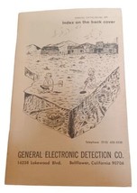 General Electronic Detection Co Annual Catalog 691 1970 - £13.27 GBP