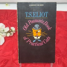 Old Possum&#39;s Book of Practical Cats by T.S. Eliot Harbrace * 7x4&quot; PB * 1967 - $6.98