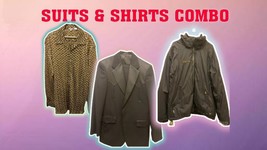 2 Designer Suits  &amp; 1 Style Chic Shirt  1 Columbia Titanium Coat L &amp; 5 Ties - £112.41 GBP