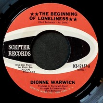 Dionne Warwick - The Beginnings of Loneliness / Alfie [7&quot; 45 rpm Single] 1967 - £4.54 GBP