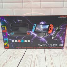 Nintendo Switch Travel Kit With Car Charger Case Stand &amp; Controller Grips - $9.36
