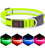 LED Dog Collar, Light up Dog Collar Adjustable USB Rechargeable Super Br... - $344.95 MXN
