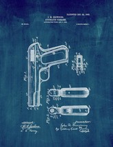 Colt Model 1903 Pocket Hammerless Automatic Pistol Patent Print - Midnight Blue - £6.25 GBP+