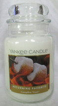 Yankee Candle Large Jar Candle 110-150hrs 22oz CAMPFIRE TREAT returning favorite - £30.33 GBP