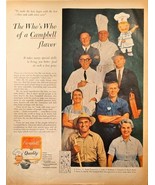 Campbell&#39;s Soup The Who&#39;s Who of the flavor -1961 Vintage Print Ad - $9.74