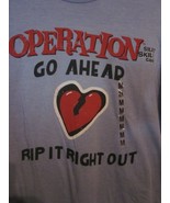 NWT OPERATION GAME &quot;GO AHEAD RIP IT RIGHT OUT&quot; Blue S-Sleeve Adult Size ... - £8.00 GBP