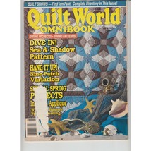 Quilt World Omnibook Spring 1989 Sea Shadow Nine Patch Applique - £7.02 GBP