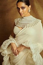 Sabyasachi Inspired Pearl Choker Set, Deepika Choker Set Bollywood Jewelry Set,  - £65.56 GBP