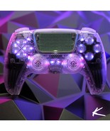 Triple Clear RGB LED PS5 Controller Killscreen x Sony PlayStation 5 Dual... - $179.00+