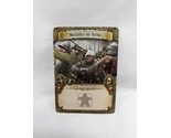 Time Of Legends Joan Of Arc Meeples At Arms Board Game Promo Card - $8.90