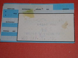 Yes Band Concert Ticket Stub Vintage 1991 Forum Los Angeles - $24.99