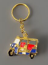 VTG THAILAND VEHICLE KEYCHAIN Key Ring Golf Cart Rickshaw Fob Tag Holder - $9.49