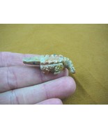 (y-all-13) little BABY ALLIGATOR Gator soapstone carving FIGURINE stone ... - $12.21 CAD
