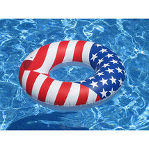 Swimline 90196SL 36" Americana Graphic Print Floating Tube - $12.73