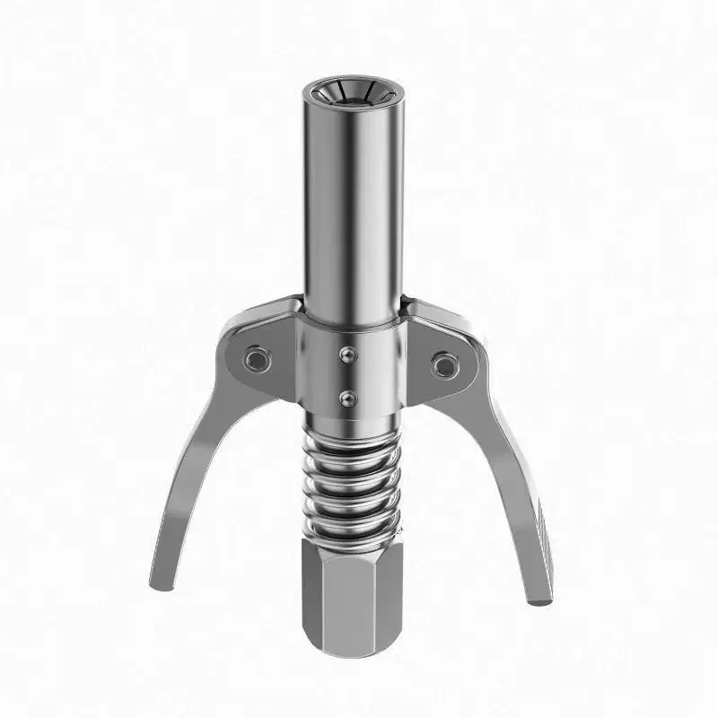Heavy-Duty Quick Lock Grease Tool Coupler Stainless Steel Leak-Free Tip - £14.48 GBP