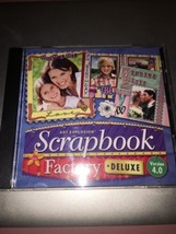 Art Explosion Scrapbook Factory Deluxe Version 4.0 (PC,01-07) Tested - $29.98