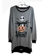 Disney Nightmare Before Christmas Pajama Sleep Sweatshirt Dress Large St... - $29.69