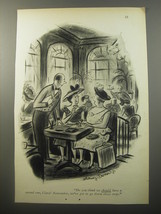 1950 Cartoon by Whitney Darrow, Jr. - Do you think we should have a second - £14.78 GBP