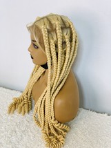 Jumbo Knotless Braided Wig Box braid Full lace braids wig Senegalese Bla... - $168.30