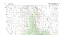 Desert Creek Peak Quadrangle Nevada-California 1956 Map USGS 1:62500 Topo - £17.29 GBP