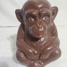 Vintage Hobbyist BROWN Monkey Chimpanzee Ceramic Figure - £9.42 GBP