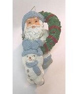 Snow Buddies with Santa Wreath Ornament - £13.85 GBP