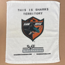 SJ Sharks This Is Sharks Territory SGA Rally Towel San Jose SVSE Merchandise - £18.94 GBP