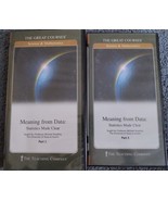 Great Courses Meaning From Data Statistics Made Clear DVD Guidebooks Pts... - £15.49 GBP