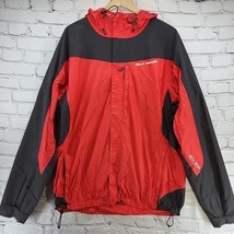 Helly Hansen Jacket Mens sz XL Red Black Hooded Zip Up Outdoor Performance - £50.61 GBP