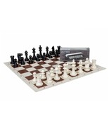 Staunton chess set, vinyl board and digital watch-DGT 1001 black - £51.21 GBP