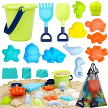 Beach Toys For Kids Toddler, Kids Sand Toys Includes Beach Bucket, 2 San... - $29.99