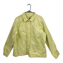 Women&#39;s Long Sleeve Chore Jacket - Universal Thread Yellow S - $10.88