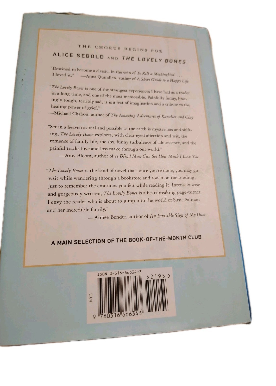 THE LOVELY BONES By Alice Sebold Item image 2