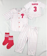Bryce  Harper Philadelphia  Phillies Jersey Uniform Pants Socks - $730.08 MXN+