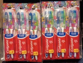 6 Colgate Plus Twin Pack Toothbrushes Colors Varies (NN7) - £23.35 GBP